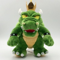 Vente en gros de coton PP de 25-30 cm pour les jouets en peluche Mario Bros, peluche douce Bowser Koopa