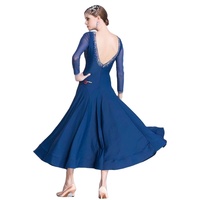 M-18214 Femmes glace en soie robe de danse de salon moderne adulte danse robe Tango rumba danse robe à vendre