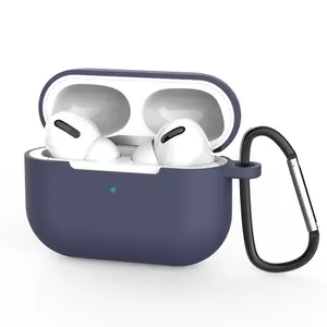 AirpodsProケース用シリコン保護カバーAirpodsPro用の新しいAppleワイヤレスヘッドセットボックス3キャンディーカラーTPUカバーFunda Capa