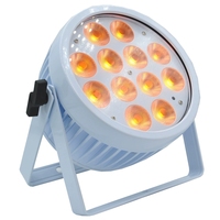 Projecteur LED Par 12x18W RGBWA UV 6-en-1 pour scène, mode de contrôle DMX512, KTV, mariage, discothèque, bar, en aluminium, personnalisable avec batterie