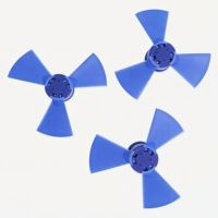 Pièce en plastique technique usinée sur tour en ABS nylon bleu naturel, accessoires de machines CNC