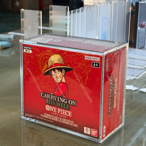 Estuche Acrílico de Exhibición para Caja de Sobres de Juego de Cartas Coleccionables One Piece, Resistente a los Rayos UV, Original, Pre-Ensamblado, Antióxido, OP 5 OP09 OP13 - Product Image 3