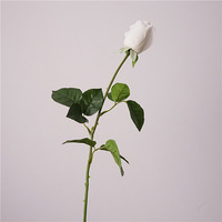 Rose artificielle en latex de haute qualité, toucher réel, 66 cm, pour décoration de mariage et de table à la maison