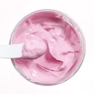 Masque Crème <span class=keywords><strong>Rose</strong></span> 250g Marque Blanche OEM Vitamine C Purifiant Resserre les Pores Éclaircissant Apaisant Masque Visage Gelée Végétalien Vente en Gros - Product Image 1