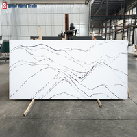 Plan de travail de cuisine en quartz Calacatta doré, dalle de jade, durable, hygiénique, polyvalent, 1000 options de couleur, épaisseur 15 mm/18 mm/20 mm/30 mm
