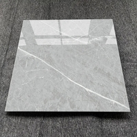 Carreaux de sol en céramique de décoration artificielle gris Code SH 60x60 Effet marbre Types de revêtements de sol en porcelaine Carreaux de sol en marbre