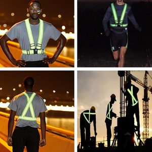 Cinturón Reflectante WX <span class=keywords><strong>de</strong></span> Alta Visibilidad para Caminar <span class=keywords><strong>de</strong></span> Noche, Ciclismo, Correr, Arnés Reflectante Fluorescente Ajustable - Product Image 6