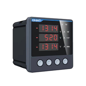 Medidor de potencia multifuncional Chint PD666 Medidor de corriente y voltaje <span class=keywords><strong>digital</strong></span> trifásico Medidor de energía inteligente 380V 5A 50HZ/60HZ - Product Image 1