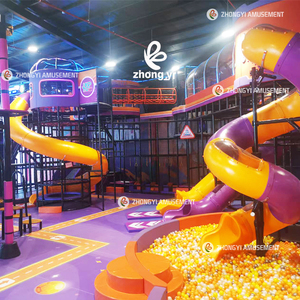 Fabricante de Equipos Interactivos para Parques Infantiles Interiores, Zona de Juegos con Tobogán de Luces LED, Parque de Trampolines para Niños, Centro de Juegos Blandos Comercial - Product Image 6