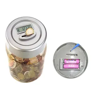 OEM 사용자 정의 전자 디지털 동전 계산 돈 항아리-돼지 저축 은행 동전 돈 절약 상자 음성 말하기