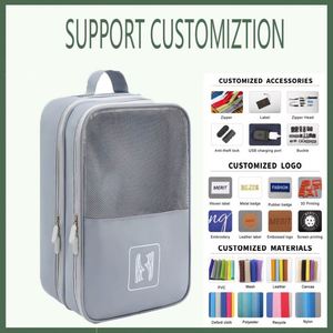 Portable <b>Organizer</b> Shoes Storage <b>Bag</b> Large Capacity Dustproof <b>Travel</b> Shoe <b>Bag</b> Lightweight Foldable Storage - Product Image 6