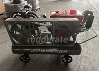 Compresseur d'air minier W3.2/7, machine à piston diesel - Compresseur de pompe à air pneumatique pour chantier de construction, gonfleur