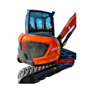 Para Kubota U55 Mini excavadora de Japón usada 5 toneladas Mini máquina excavadora para la venta con componente de motor central - Product Image 1