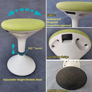 ADHS-Stuhl Wackelhocker Drehstuhl für Kinder und Erwachsene - Stahlmaterial Modern Höhenverstellbar für Yoga/Büro/Schule Rutschfest - Product Image 2
