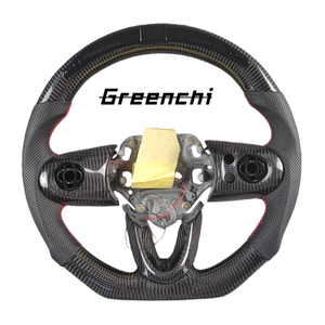 Volante de Fibra de Carbono con LED para <span class=keywords><strong>MINI</strong></span> <span class=keywords><strong>Cooper</strong></span> F56 F55 |   Artículos Deportivos de Cuero - Product Image 3