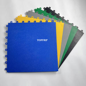 Baldosas de PVC para garaje de alta calidad Baldosas de suelo de almacén de PVC entrelazadas antideslizantes - Product Image 2