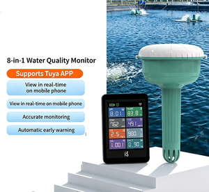 Monitor Inteligente WiFi 8 en 1 para Baños <span class=keywords><strong>de</strong></span> Agua Fría, Recuperación <span class=keywords><strong>de</strong></span> Atletas, Seguimiento en Tiempo Real <span class=keywords><strong>de</strong></span> PH/Cloro/ORP/Temperatura/TDS/EC - Product Image 1