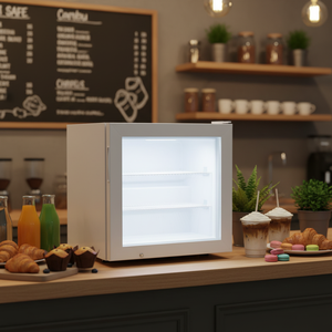 Mini Refrigerador de 55L para Comedor, Bar, Helados, con Congelador LED - Product Image 2