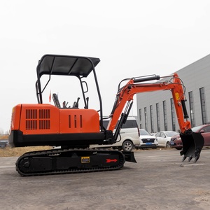 Mini-excavatrice de 0,036 m³ avec pince hydraulique pour le placement de roches et de pierres paysagères dans les jardins, service OEM ODM - Product Image 2