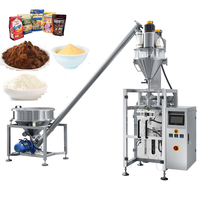 Machine de remplissage et d'emballage entièrement automatique pour sachets de café moulu, lait, épices, poudre de piment, avec moteur, pour l'industrie alimentaire et chimique