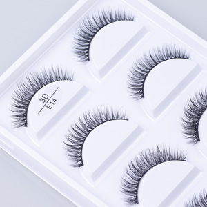 Vendeur de Cils en Gros E08 Mini H13 Chat H13 Mini 5 <span class=keywords><strong>Paris</strong></span> Cils Faits à la Main Naturel 3D Faux Vison Bande Cils - Product Image 2
