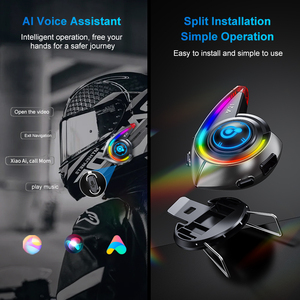 OEM personalizado Y12 auricular de diente azul auriculares de control de voz inalámbrico de diente azul casco de la motocicleta auriculares - Product Image 2