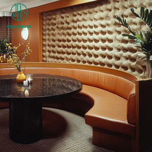 Nhà Hàng Đá Cẩm Thạch Vòng Cong Cafe Bảng Sofa Gian Hàng Chỗ Ngồi Đồ Nội Thất Thiết Lập Gian Hàng Cho Cà Phê Cửa Hàng - Product Image 2