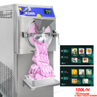 Máquina comercial de helado duro con función de control de sobrecarga, congelación rápida en 15 minutos por lote