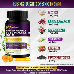 OEM Private Label NAD+ Capsules Pure NAD Supplement Energy and DNA Repair Aging Defense <strong>Brain</strong> <strong>Function</strong> NAD+ Capsules - Product Image 3