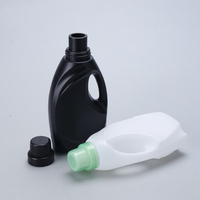 Bouteille Vide en Plastique Noir 500 ml pour Lessive Liquide, Nettoyant, Désinfectant, Assouplissant ou Javel en PEHD