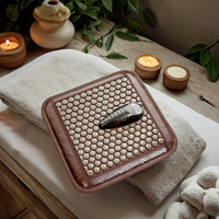 Nouvelles tendances Portable siège Vibration tapis thermique rouge Photon lumière Prostate masseur coussin coussins chauffants Tourmaline matelas-corps