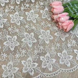 قماش لوليتا زنبق قماش مطرز شبكة من الدانتيل المطرزة - Product Image 1