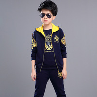3PCS abbigliamento per bambini set di vestiti per ragazzi grandi gilet di moda autunnale abiti per ragazzo teenager abiti per bambini