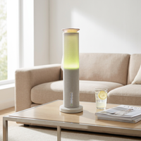 Diffuseur de parfum portable pour salon avec éclairage LED et contrôle par application, capacité de 100 ml pour usage domestique