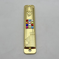 Mezuzah en alliage, décoration de porte, mezuzah juive, décoration de style Hanoucca, Israël