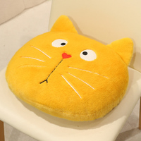 Coussins et oreillers en gros, expressions faciales amusantes de chat, siège de chaise pour voiture, pour les toilettes