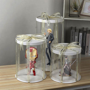 Caja <span class=keywords><strong>de</strong></span> almacenamiento Biodegradable <span class=keywords><strong>con</strong></span> tapa, <span class=keywords><strong>cajas</strong></span> redondas <span class=keywords><strong>de</strong></span> plástico transparente <span class=keywords><strong>de</strong></span> <span class=keywords><strong>acetato</strong></span> - Product Image 3