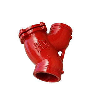 Filtre en Y thermolaqué rouge pour caniveaux incendie, tamis de filtration pour conduites d'eau et d'évacuation, filtration des impuretés des conduites incendie - Product Image 6