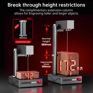 Máquina de grabado láser S4 <span class=keywords><strong>Mini</strong></span> 5W, grabador láser de fibra para joyería, anillos, pulseras, metal, plástico, marcado por lotes. - Product Image 4