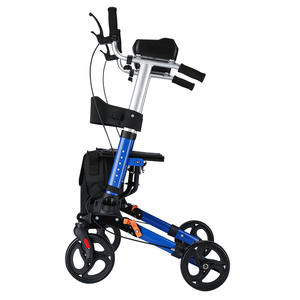 Factory Wholesale <b>Disabled</b> Folding <b>Walker</b> With Storage Soft Seat Medical <b>Walker</b> - Product Image 4