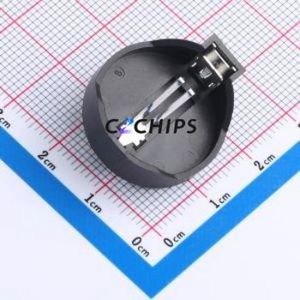 BS-02-A1AK010 Button & Strip Battery Connector Through hole Component (THT) Connector Battery Holder CR2032 Phosphor Copper Tin - Product Image 1