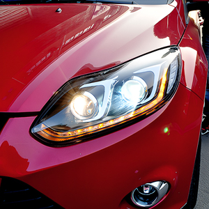Pour <span class=keywords><strong>Ford</strong></span> <span class=keywords><strong>Focus</strong></span> 2012-2014 LED Auto phares assemblage mise à niveau 100W voiture avant lampes 2 projecteur lentille accessoires clignotant tourner - Product Image 4