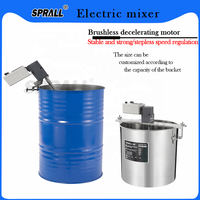Mélangeur Liquide Vertical Électrique SPRALL de Qualité Alimentaire avec Différents Modes de Levage pour Peinture, Produits Chimiques, Savons et Cosmétiques