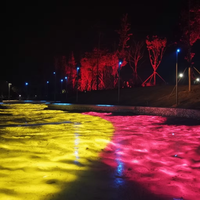 Projecteur LED dynamique multicolore JIE NENG HUI avec effet de vague d'eau pour aquariums, centres commerciaux, attractions touristiques