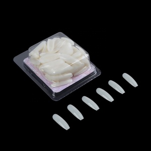 200 <span class=keywords><strong>Uñas</strong></span> Postizas Cuadradas de ABS <span class=keywords><strong>para</strong></span> Práctica de Manicura, Puntas de Plástico Reemplazables <span class=keywords><strong>para</strong></span> Soporte de Práctica de <span class=keywords><strong>Uñas</strong></span> - Product Image 3