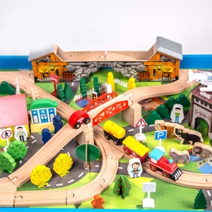 Circuit de <span class=keywords><strong>Table</strong></span> électrique, 108 pièces, conception populaire, en Stock, jouet, <span class=keywords><strong>Train</strong></span>, chemin de fer pour 3 ans + développement des mains pour enfants, nouveau - Product Image 3