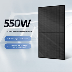 แผงโซลาร์เซลล์แบบโมโนคริสตัลไลน์สีดำสนิท 380W-440W MPPT/PWM ลิเธียมไอออน ติดตั้งบนพื้นดิน สำหรับใช้งานเชิงพาณิชย์และที่อยู่อาศัย - Product Image 1