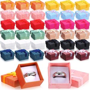 Caja de Regalo Personalizada para Joyería, Caja de Exhibición para Anillos, Aretes, Collares y Pulseras de Moda - Product Image 1