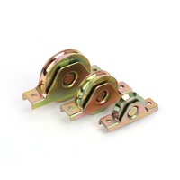 Rail de guidage industriel pour porte de garage, en acier plaqué, avec poulie en U pour roue à disque personnalisée, pour porte coulissante à câble métallique, 4 mm