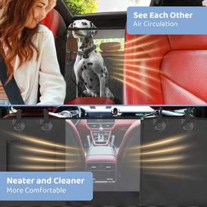 وسادة سيارة من شركة التصنيع الأصلية أو دي إم للكلاب والحيوانات الأليفة مقعد خلفي مضاد للانزلاق-قماش أوكسفورد مضاد لللدغة مقاوم للأوساخ ومقاوم للماء ومضاد للخدش - Product Image 2